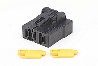 3 way 75A female unsealed connector & 2 secondary locks.