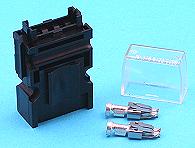 1 way Standard blade fuse holder with cover & terminals