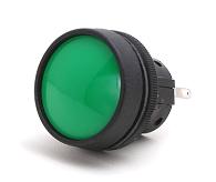 Waterproof momentary switch for use with BDSA. Green