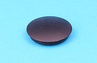 Black PVC blanking grommet. Panel hole 19.05mm. 10 pack