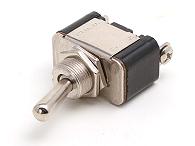 Flash/off single pole switch. H/D 25A@12v. Screw terminals.