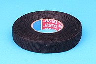 Adhesive fleece harness tape. Resists vibration. Black. 15M