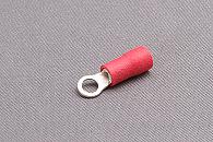 Red pre insulated ring terminal with 3.7mm hole