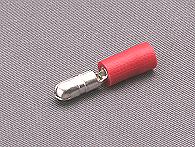 Red pre insulated bullet terminal 4.0mm.