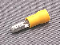 Yellow pre insulated bullet terminal 5.0mm.